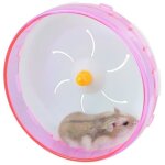 Roue de course pour hamster, jouet d'exercice de jogging silencieux de 18 cm, accessoires pour cage � ...