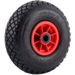 Roue diable / remorque - meso - 3. 00 - 4 - rouge / noir - gonflable - 125kg