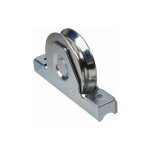 Deco fer forge - roue  encastrer gorge en v 80 - support int. - anti pincement