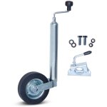 Roue jockey compl�te - meso - corps m�tal - 48mm - collier + fixation