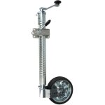 Roue jockey renforcée 48mm - tube nervuré - bride fixation renforcé 48mm - remorque - goupille de verrouillage ... Roue jockey renforcée 48mm - tube nervuré - bride fixation renforcé 48mm - remorque - goupille de verrouillage ...