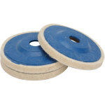 Roue en laine coud�e, disque en feutre de polissage du bois de 4 pouces, c�ramique populaire pour le ...