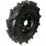 Sakawa ? roue pneumatique 500 x 10 ? charge maximale 300 kg ? entraxe 80 mm ? compatible motobineuses ...