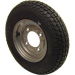 Roue remorque & tire 3. 50 - 8 avec 115mm pour pcd, daxara erde 4 plis trsp12