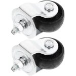 Roues de remplacement pour cric hydraulique 2 tonnes roulettes pivotantes robustes horizontales accessoire ...