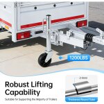 Roue de support 540 kg poids lourd pkw roue de support remorque automatique avec jante en m�tal trailer ...