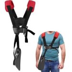 (rouge)bandouli�re tondeuse - tondeuse � harnais double epaule avec ceinture de nylon durable adjuestable ...
