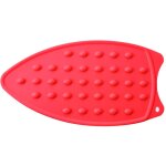 (rouge) coussin de repos de fer de silicone, planche � repasser portative de tapis r�sistant � chaud ...