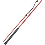 Rouge - cravache de dressage classique couleur nylon 130 cm