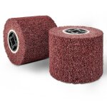 Rouleau abrasif brosse grain 80 rouleau abrasif efficace en corindon marron manchons abrasifs pour rouleau ...
