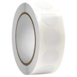 Rouleaux d'autocollants ronds, 1000 pastilles adh�sives pour les arts, les loisirs cr�atifs et l'organisation ...