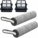 Rouleau brosse de rechange et ensemble hepa pour aspirateur sec / humide sans fil pour floor ones 5 (2 ...