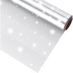 Rouleau de cellophane stobok de 2, 5 mil d'paisseur, sacs en cellophane dcors de flocons de neige ...