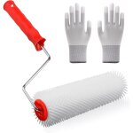 Rouleau debulleur ragreage, 23cm rouleau debulleur r�sine avec gants, debulleur ragreage utilis� pour ...