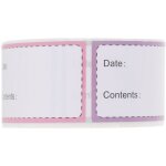 Rouleau d'tiquettes de conglateur, autocollants de stockage des aliments, tiquettes en papier pour ...