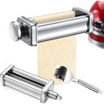 Rouleau à pâtes et coupe - spaghettis pour mixeurs kitchenaid, comprenant un coupe - fettuccine, un rouleau ... Rouleau à pâtes et coupe - spaghettis pour mixeurs kitchenaid, comprenant un coupe - fettuccine, un rouleau ...