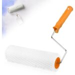 Rouleau clou� de 23 cm pour enduit de nivellement, rouleau d'a�ration, longueur des clous : 14 mm, rouleau ...