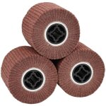 Rouleaux de ponçage 3 pcs marron 12 x 12 x 10 cm vidaxl Rouleaux de ponçage 3 pcs marron 12 x 12 x 10 cm vidaxl