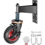 Rouleau de portail � ressort avec frein, 150mm, 360� roulette robuste pivotante coulissant, pour portails ...