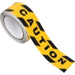 Rouleau de ruban d'avertissement 1 pi�ce ruban de marquage de s�curit� au sol antid�rapant pour barricade ...