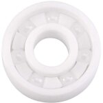 Roulement  billes miniature en cramique 608 pour toupie  doigt zro2 8 x 22 x 7 mm blanc