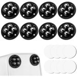 Roulettes auto adh�sives 8 pi�ces, mini roulettes pivotantes 360�, universelles pour meubles, bo�tes ...