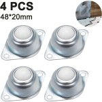 Roulettes � billes robustes pour convoyeur, lot de 4, en nylon, pour le transfert de meubles, de machines ...