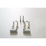 Roulette cabine douche (paire) samo ric1075 blanc - blanc
