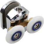 Roulettes pour cloisons � double vitrage, accessoires pour cabines de douche, roulettes pour portes coulissant ...