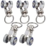 Roulettes coulissantes pour pergola - roues de rideau en m�tal silencieuses - poulies silencieuses - ...