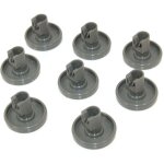 Roulettes pour lave - vaisselle ? 8 roulettes pour panier inf�rieur ? faure, zanussi, aeg, electrolux, ...