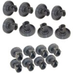 Roulettes lave vaisselle electrolux set universel complet de roues pour panier sup�rieur et inf�rieur ...
