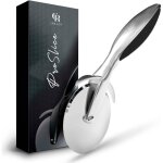 Roulette � pizza inox premium coupe pizza avec manche antid�rapant couteau pizza pro pizza accessoire ...