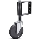 Roulette de portail � ressort robuste pour portail pivotant en tube de bois et m�tal, petite roue de ...