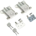 Roulettes pour portes coulissantes, lot de 2 roulettes de haute qualit� pour meubles coulissants, kit ...