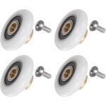 Roulette de porte de douche, pi�ce de rechange de 23 mm de diam�tre pour porte en verre de salle de bain, ...