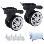 Roulettes pour valise souple, roue de valise, 1 paire bagages roues de rechange, roue de valise universelle, ...