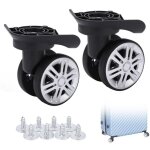 Roulettes pour valise souple, roue de valise, 1 paire bagages roues de rechange, roue de valise universelle, ...
