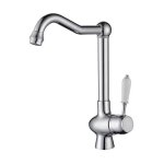 Rousseau cook robinet mitigeur cuisine chrom� design r�tro