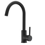 Rousseau kben robinet mitigeur cuisine noir lgant