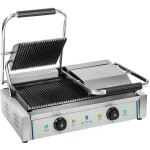 Royal catering - contact grill - 2 x 1 800 watts - ondul� - 2. 0