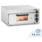 Royal catering - four � pizza �lectrique inox 2000w 230v 350 �c 40x40x1 5cm