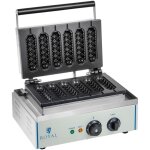 Royal catering - gaufrier teflon pour gaufres sur b�ton et corn dogs