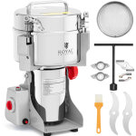 Royal catering ? moulin � �pices �lectrique 2000g ? puissant moteur 3400 w ? vitesse 35 000 tr / min ...
