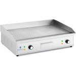 Royal catering - double plaque de grill lectrique - 700 x 400 mm rainoved - 4400 w