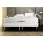 Royal palace bedding - ensemble matelas sommier windsor 160 x 200 cm - couleur : blanc Royal palace bedding - ensemble matelas sommier windsor 160 x 200 cm - couleur : blanc