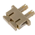Rs pro - adaptateur pour fibre optique, st vers sc multimode duplex, beige ( prix pour 1 )