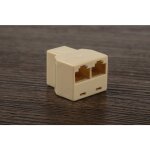 Adaptateur rj45 rs pro 2 ports ( prix pour 1 ) Adaptateur rj45 rs pro 2 ports ( prix pour 1 )
