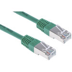 Rs pro - c�ble cat 6 avec connecteur / , s / ftp, gaine pvc vert, 3m ( prix pour 1 )