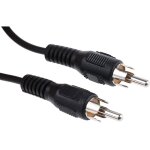 C�ble rca rs pro rca m�le rca m�le, 10m noir ( prix pour 1 )